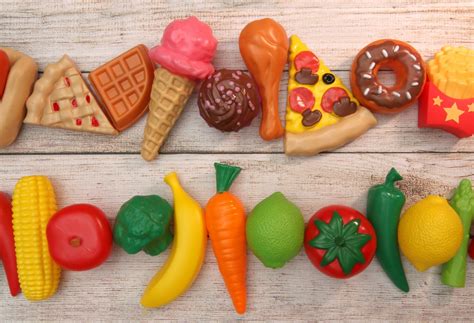 realistic plastic food